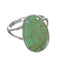 Genuine Sterling Silver Southwest Turquoise Ring Size 7-1/4 MX62035